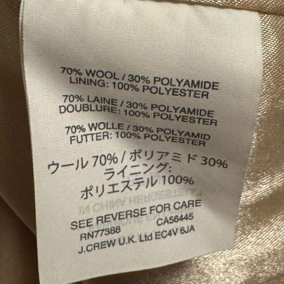 J. Crew Nell Gori Stadium Cloth Wool Cocoon Coat - Picture 8 of 9